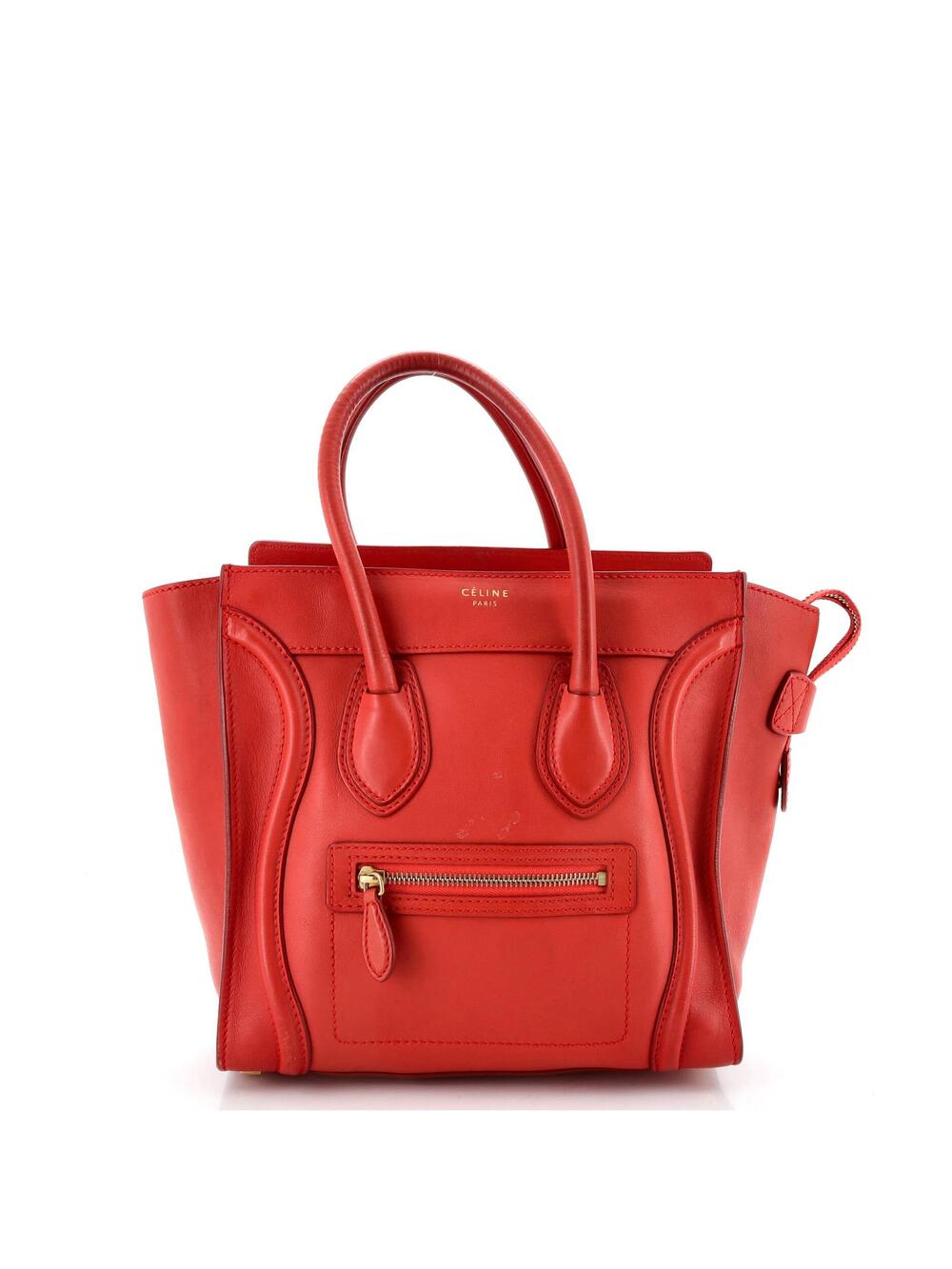 Celine Luggage Bag Smooth Leather Micro #239328C91B